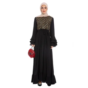 Christian Vintage Long Sleeve Maxi Dress