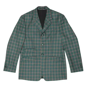 Christan Dreams Men's Hunt Coat-Green Multi Color Plaid-48
